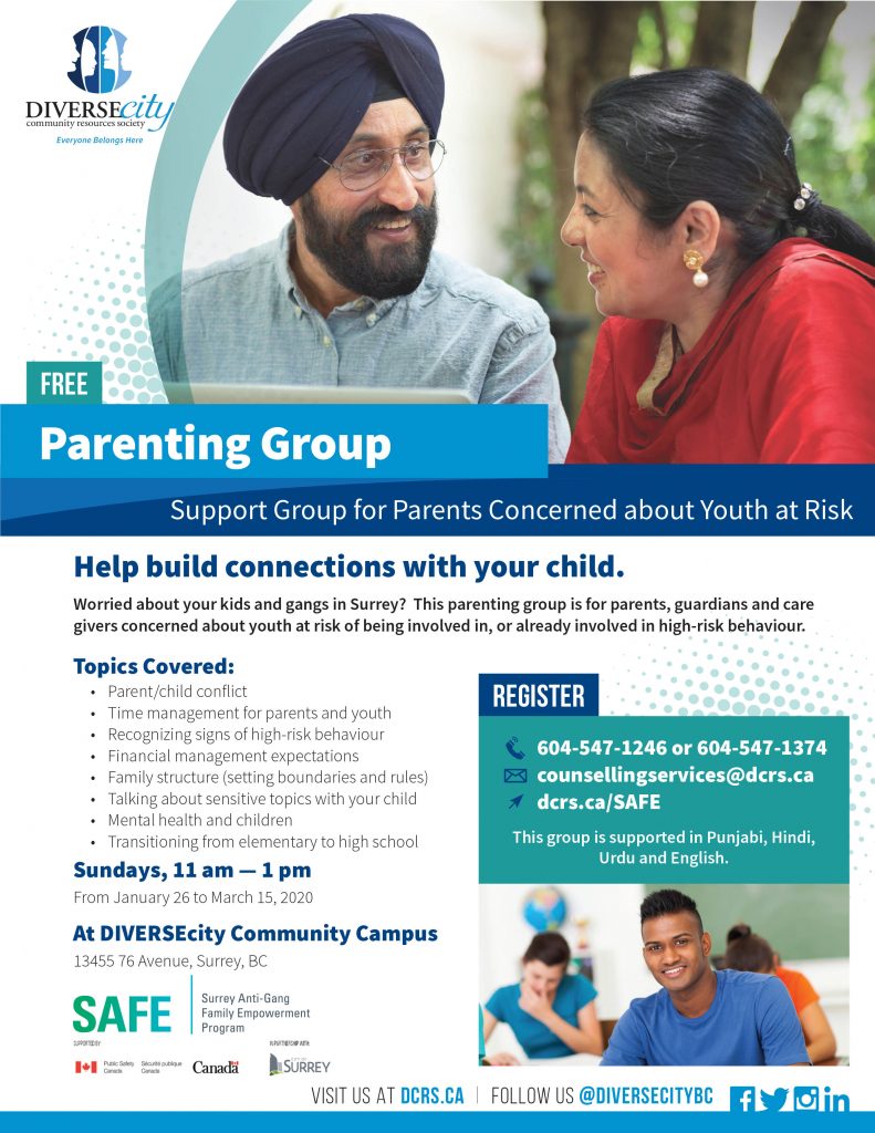 Support Group for Parents Concerned about Youth at Risk - DIVERSEcity ...